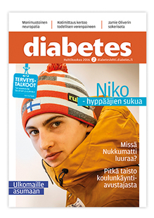 Diabetes-lehti kansi 022016