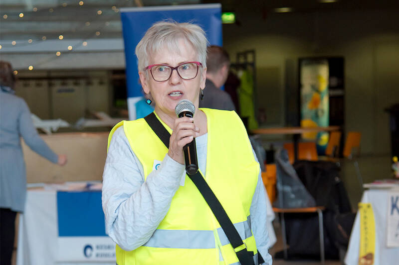 Kerava100-tapahtuman tapahtumavastaava Leena Kirmanen.