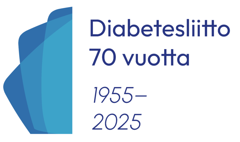 Diabetesliitto 70 vuotta -vinjetti